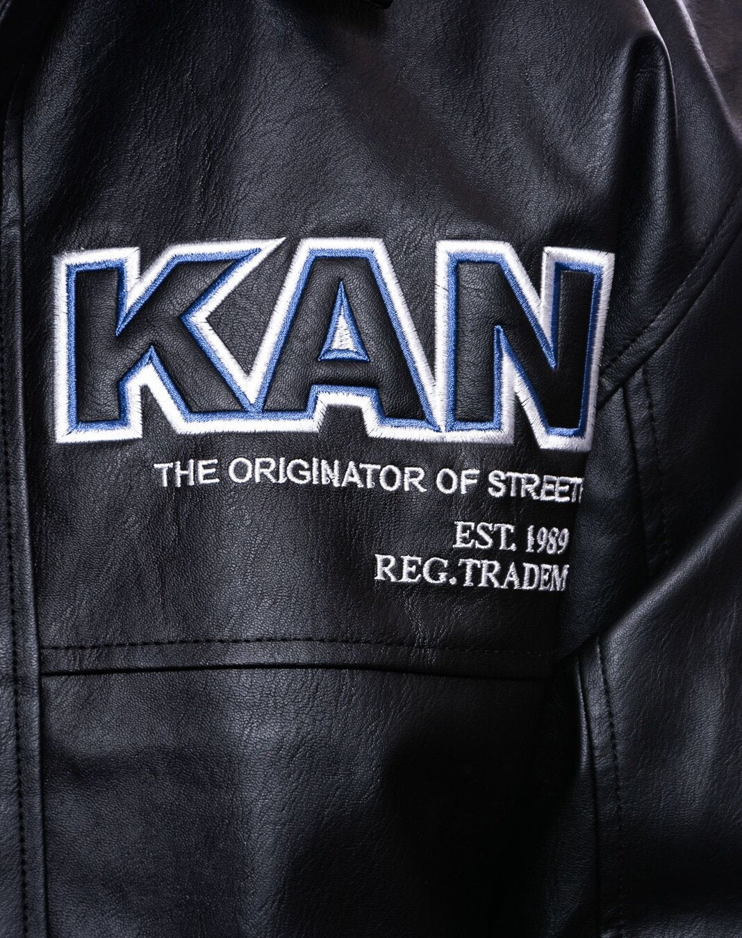 KK BOLD FULL DRAGON COLLEGE JACKET BLACK