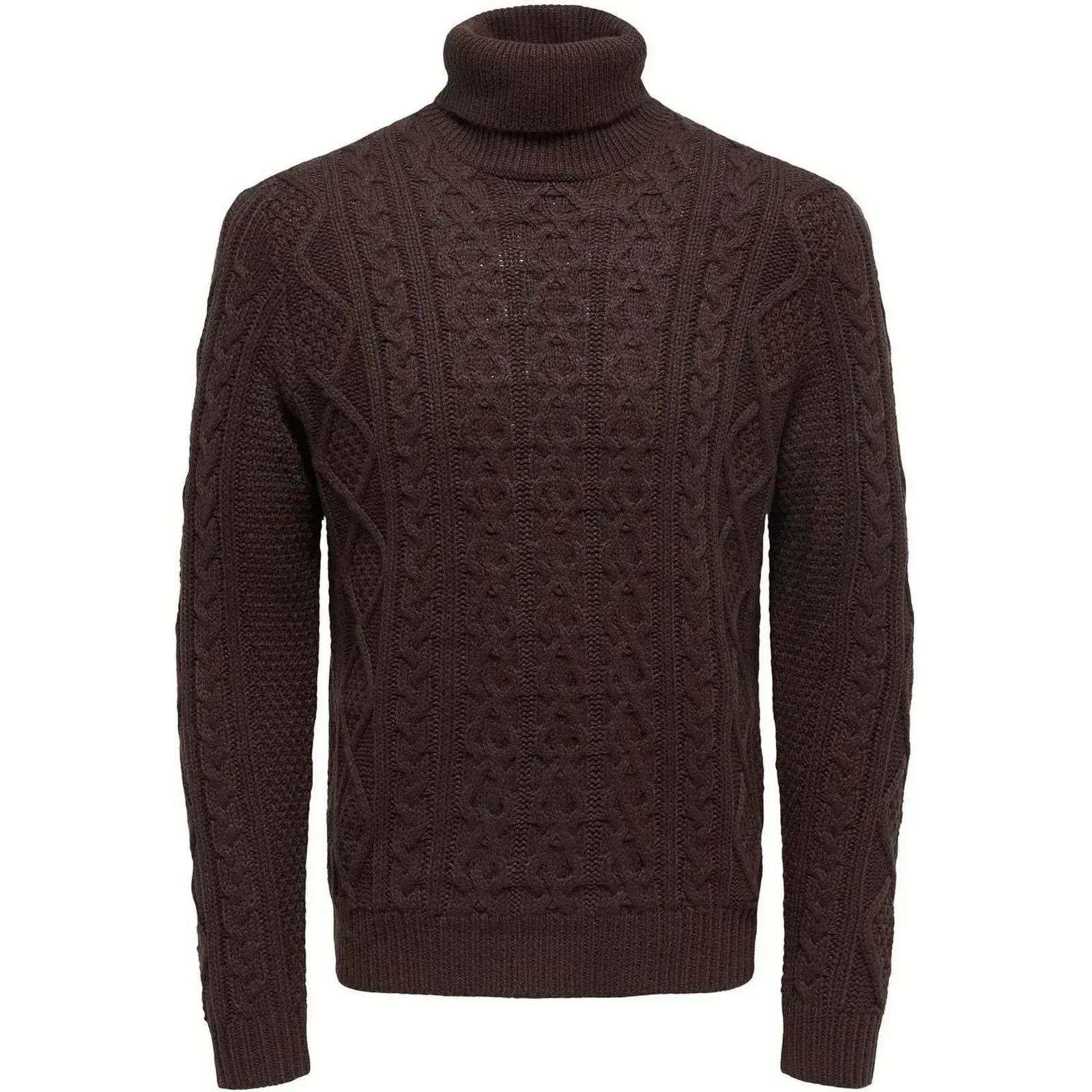 Maglioni Uomo Only & Sons - Onsrigge Reg 3 Cable Roll Neck Knit