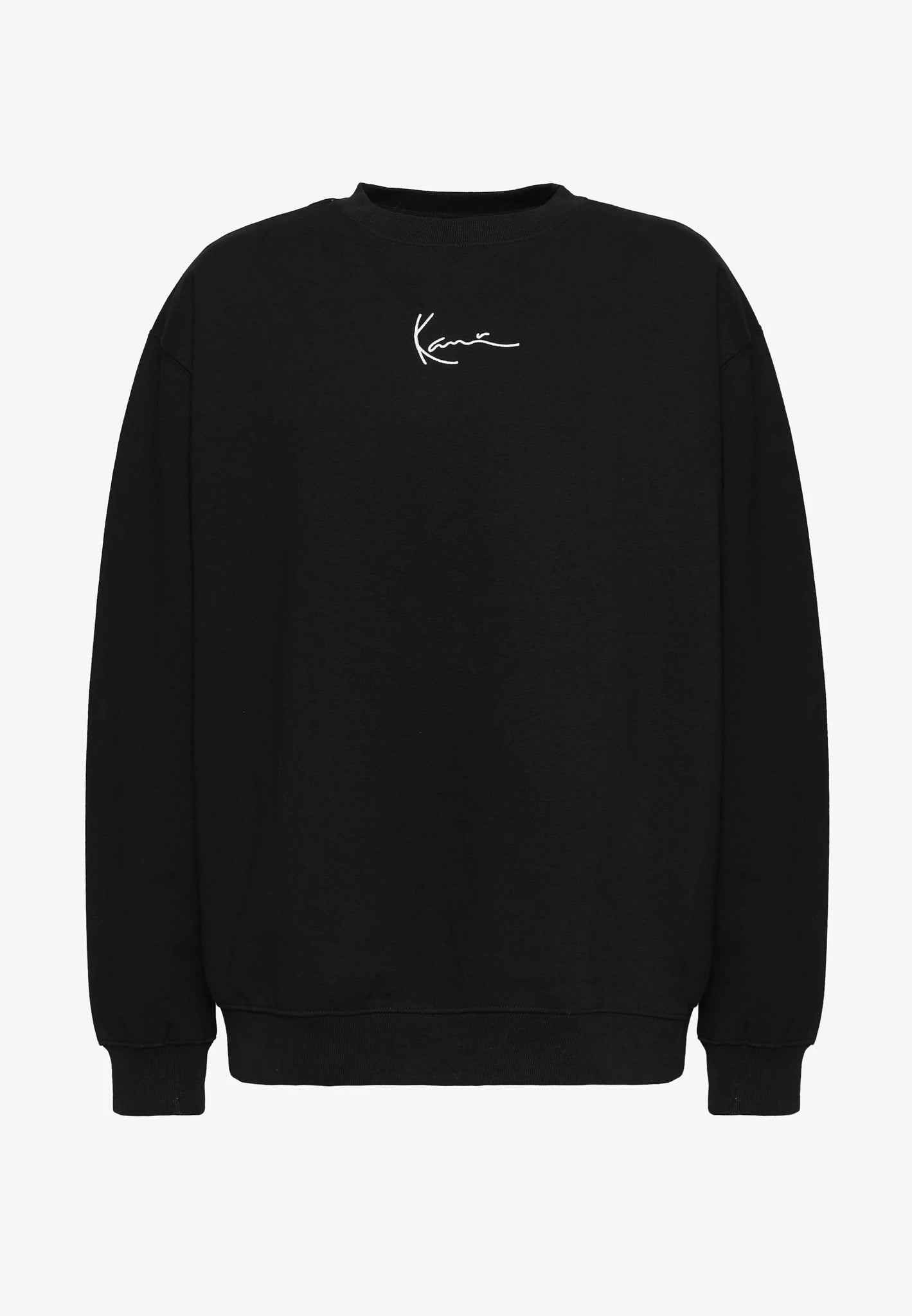 KARL KANI - SMALL SIGNATURE CREW - Felpa - black
