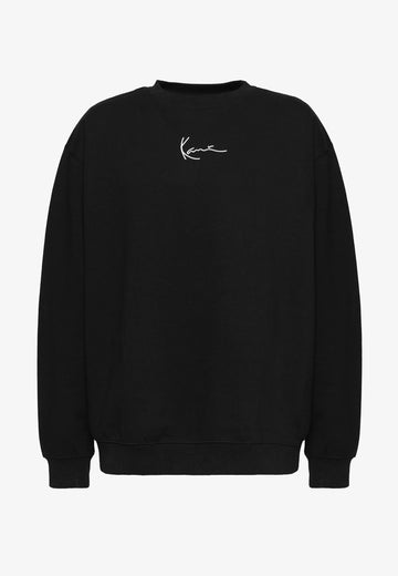 KARL KANI - SMALL SIGNATURE CREW - Felpa - black