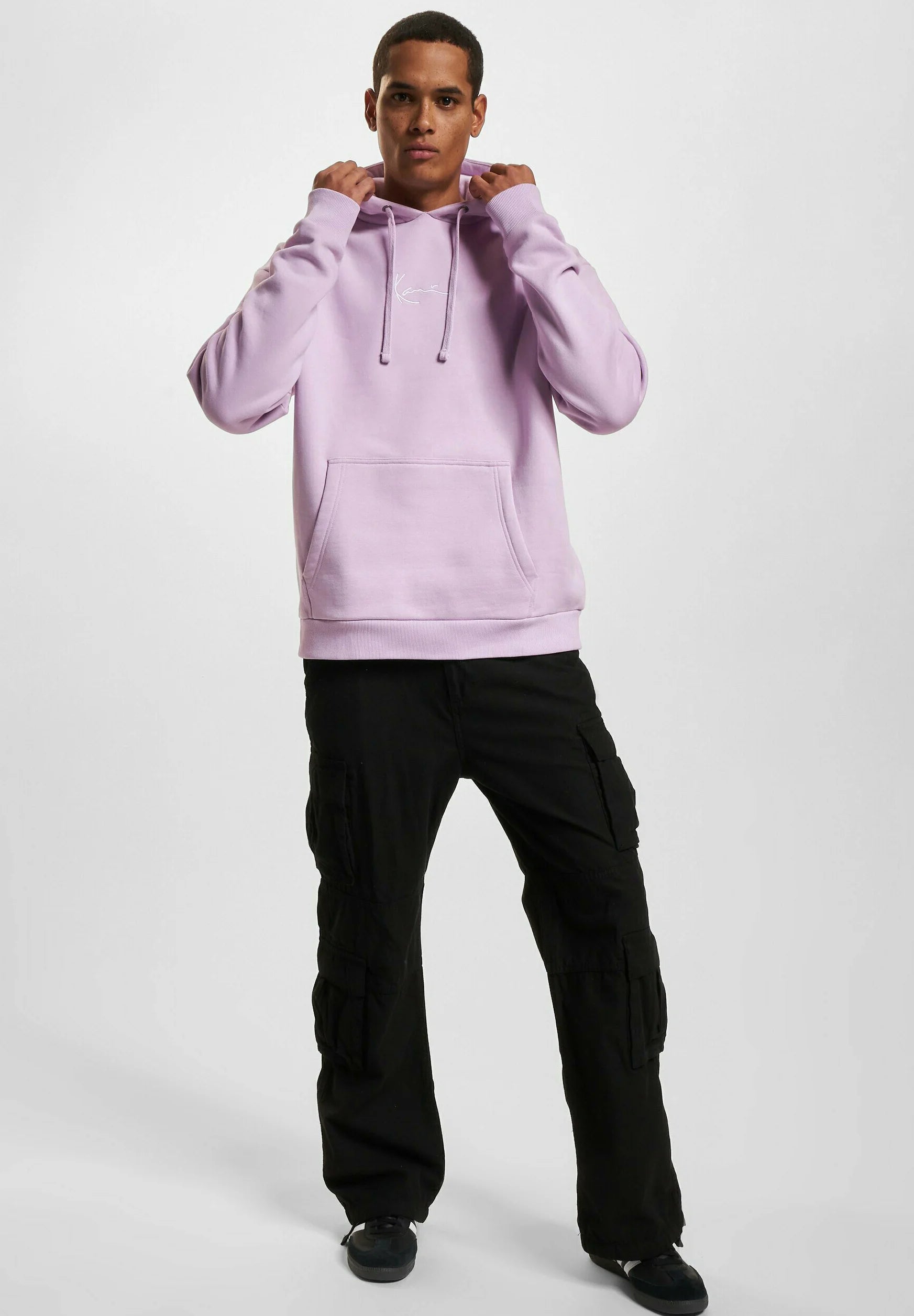 SMALL SIGNATURE ESSENTIAL - Hoodie - lilac