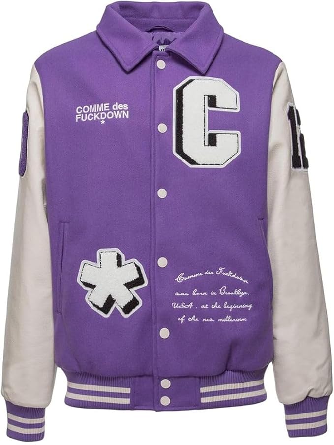 COMME DES FUCKDOWN Giacca Uomo college Viola