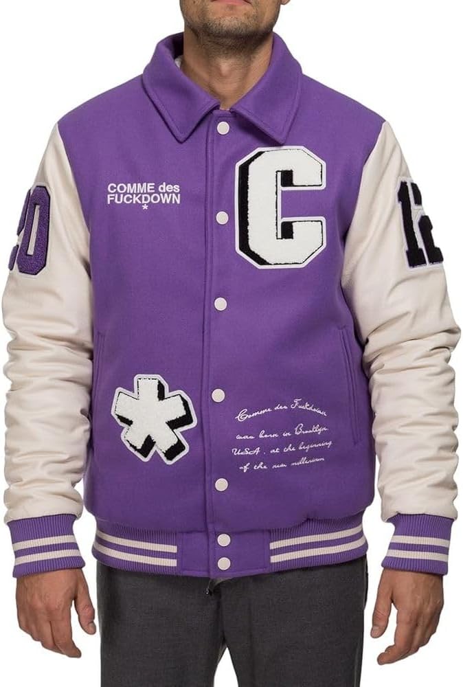 COMME DES FUCKDOWN Giacca Uomo college Viola