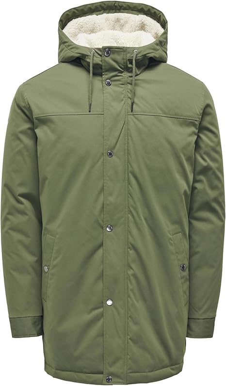 Only & Sons Onsalexander Parka verde Uomo