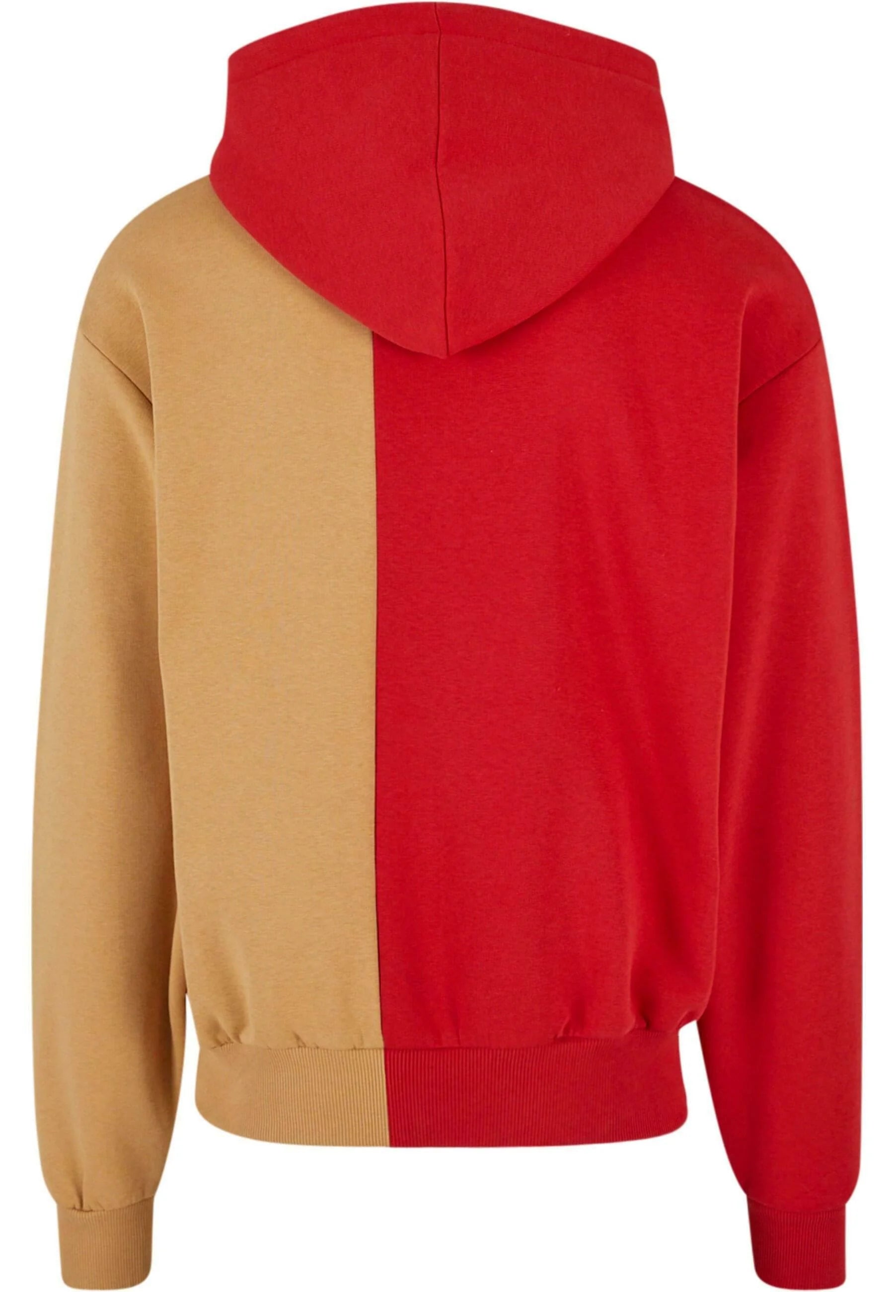 WOVEN RETRO SPLIT OS - Felpa con cappuccio - red sand