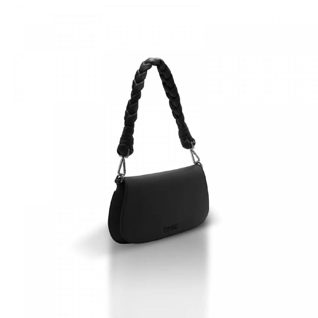 BORSA MINI CON MANICO INTRECCIATO NERO DONNA DISCLAIMER