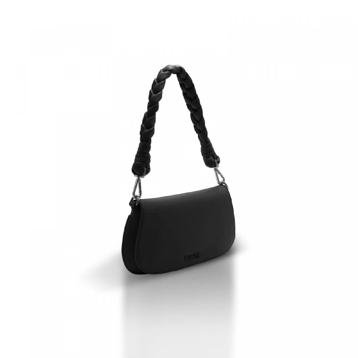 BORSA MINI CON MANICO INTRECCIATO NERO DONNA DISCLAIMER