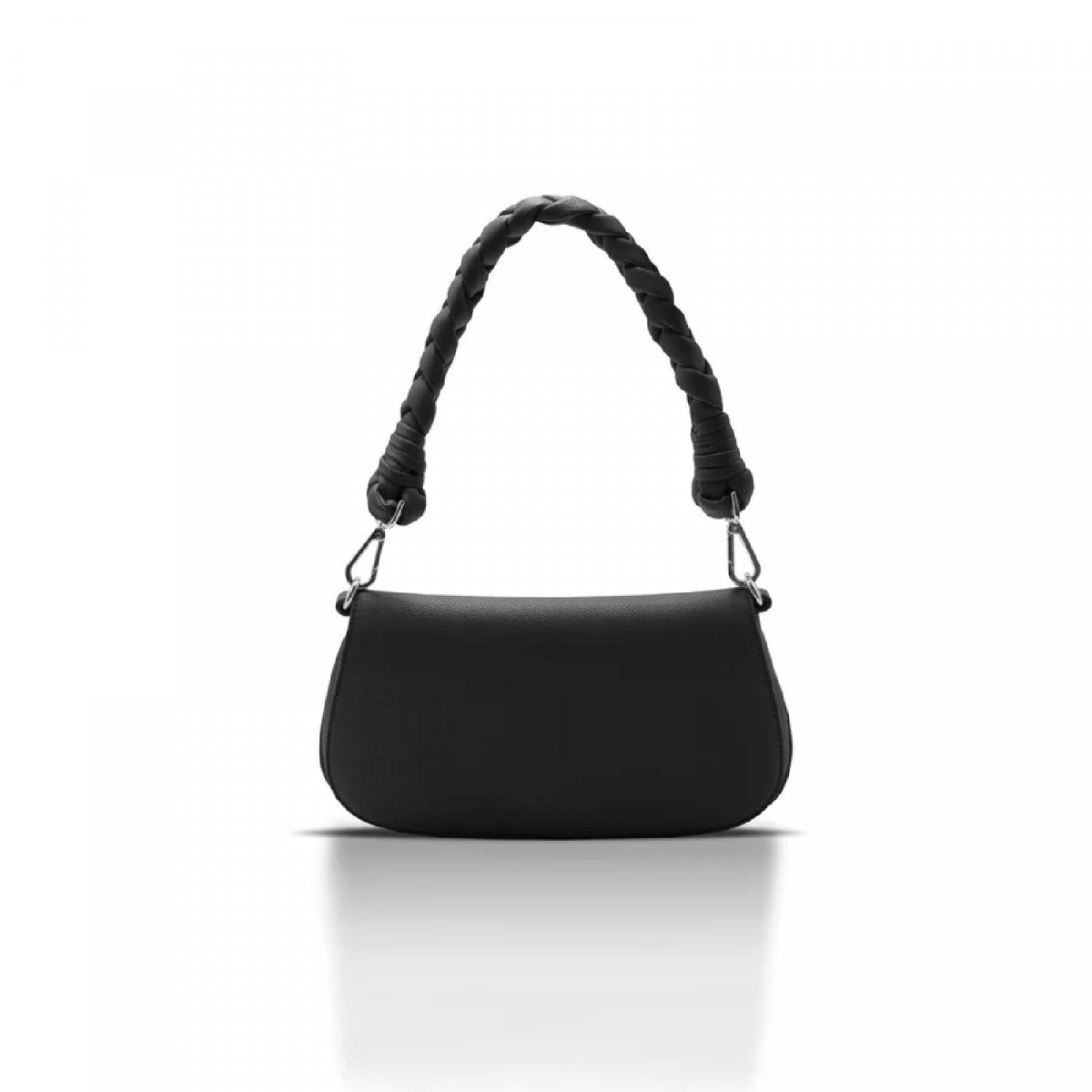 BORSA MINI CON MANICO INTRECCIATO NERO DONNA DISCLAIMER