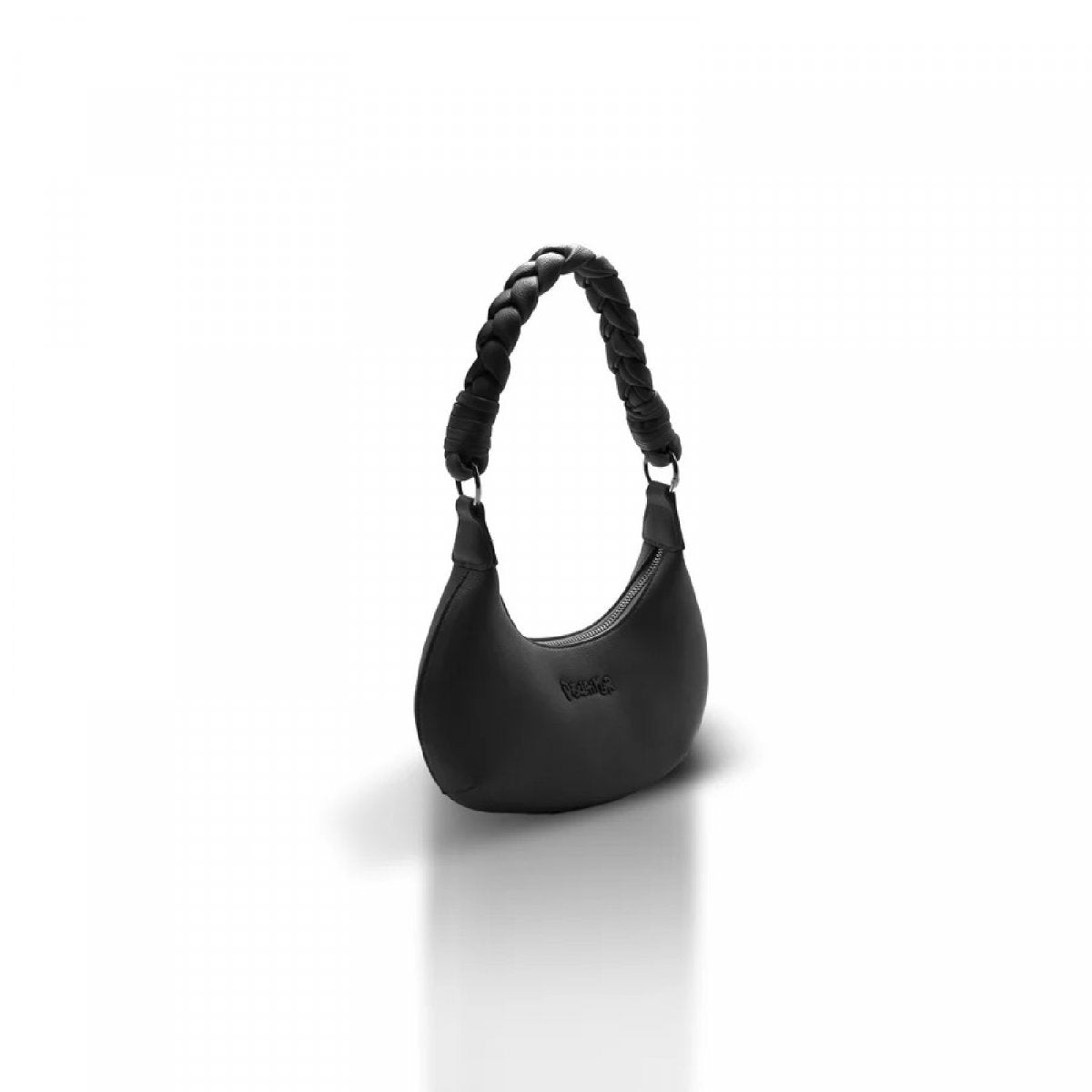 MINI HOBO CON MANICO INTRECCIATO NERO DONNA DISCLAIMER DSAS240105