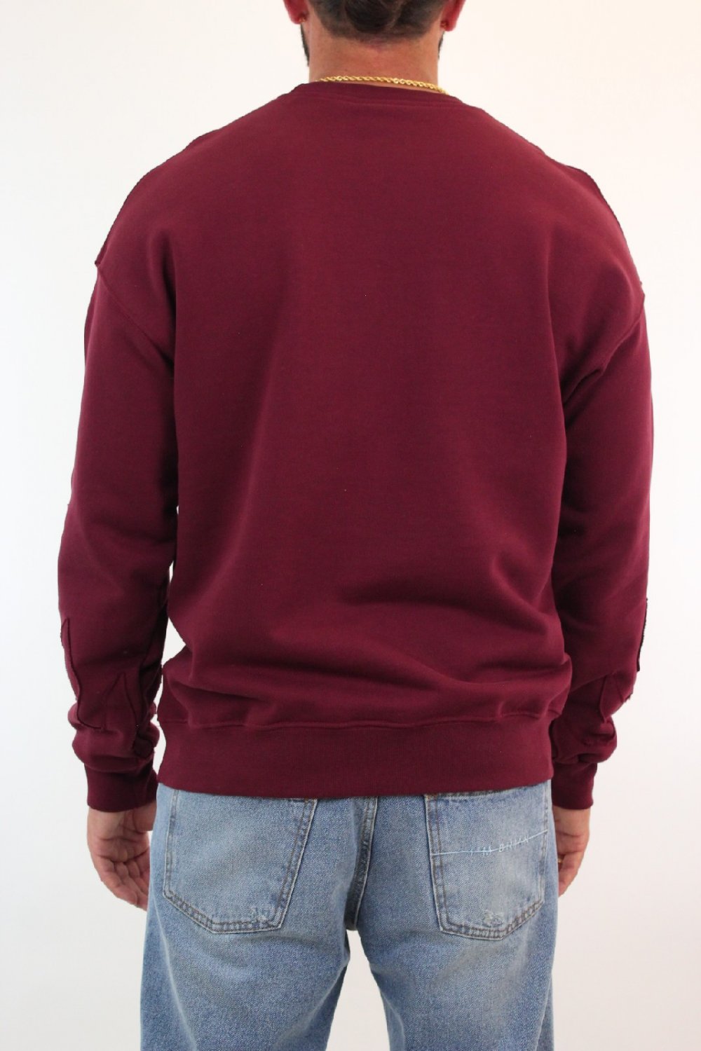 DISCLAIMER fire felpa embroidered