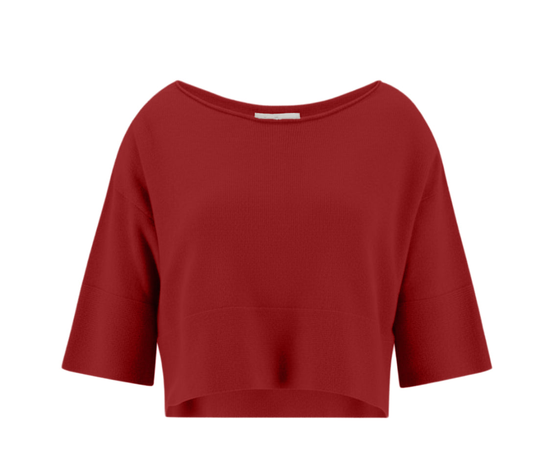 CROP TOP M. CORTA - Carta Libera