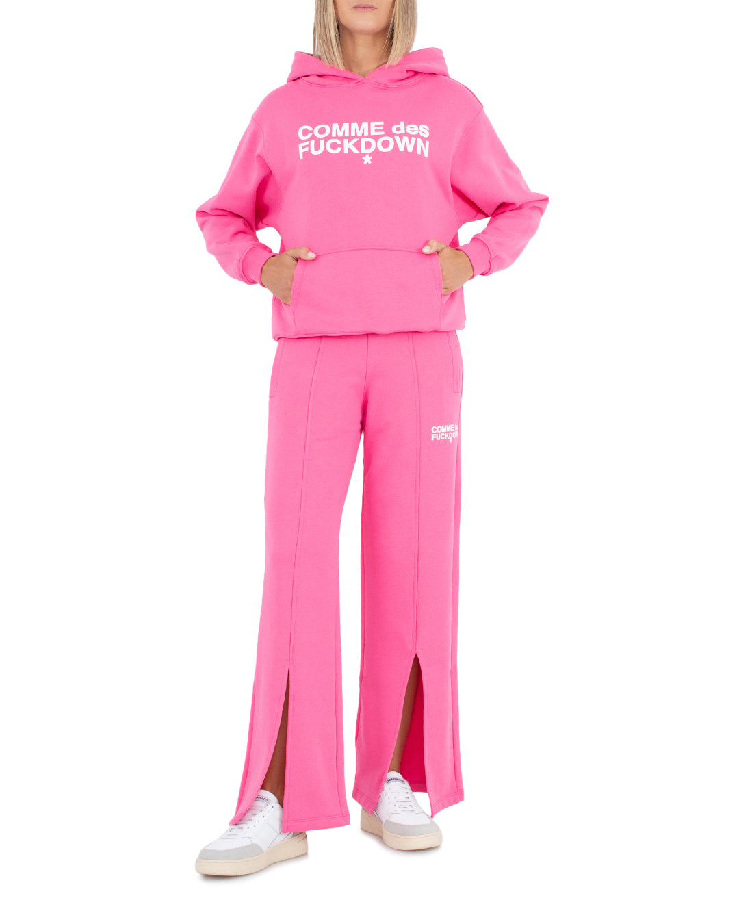 Tuta Comme des Fkdown rosa shocking