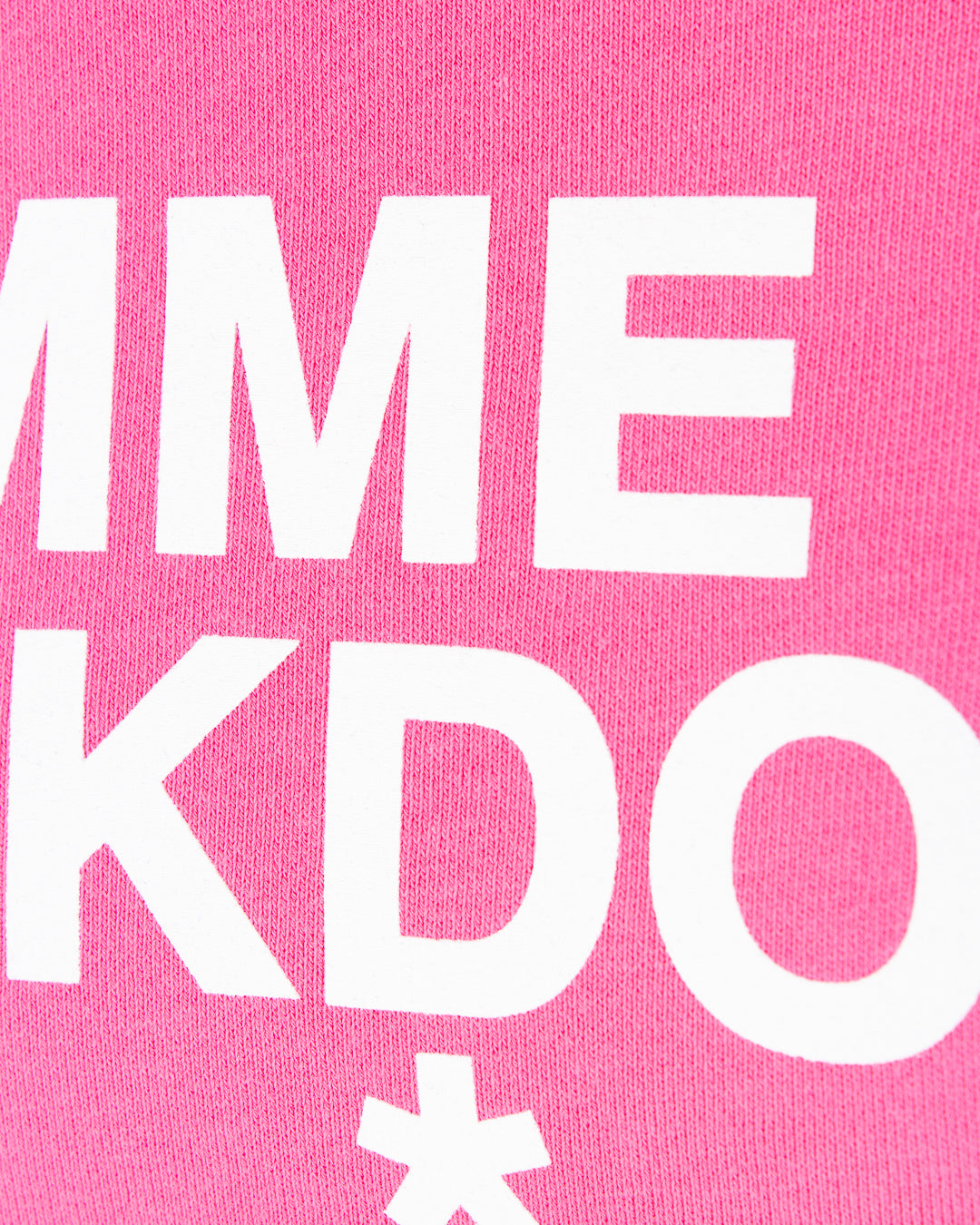 Tuta Comme des Fkdown rosa shocking