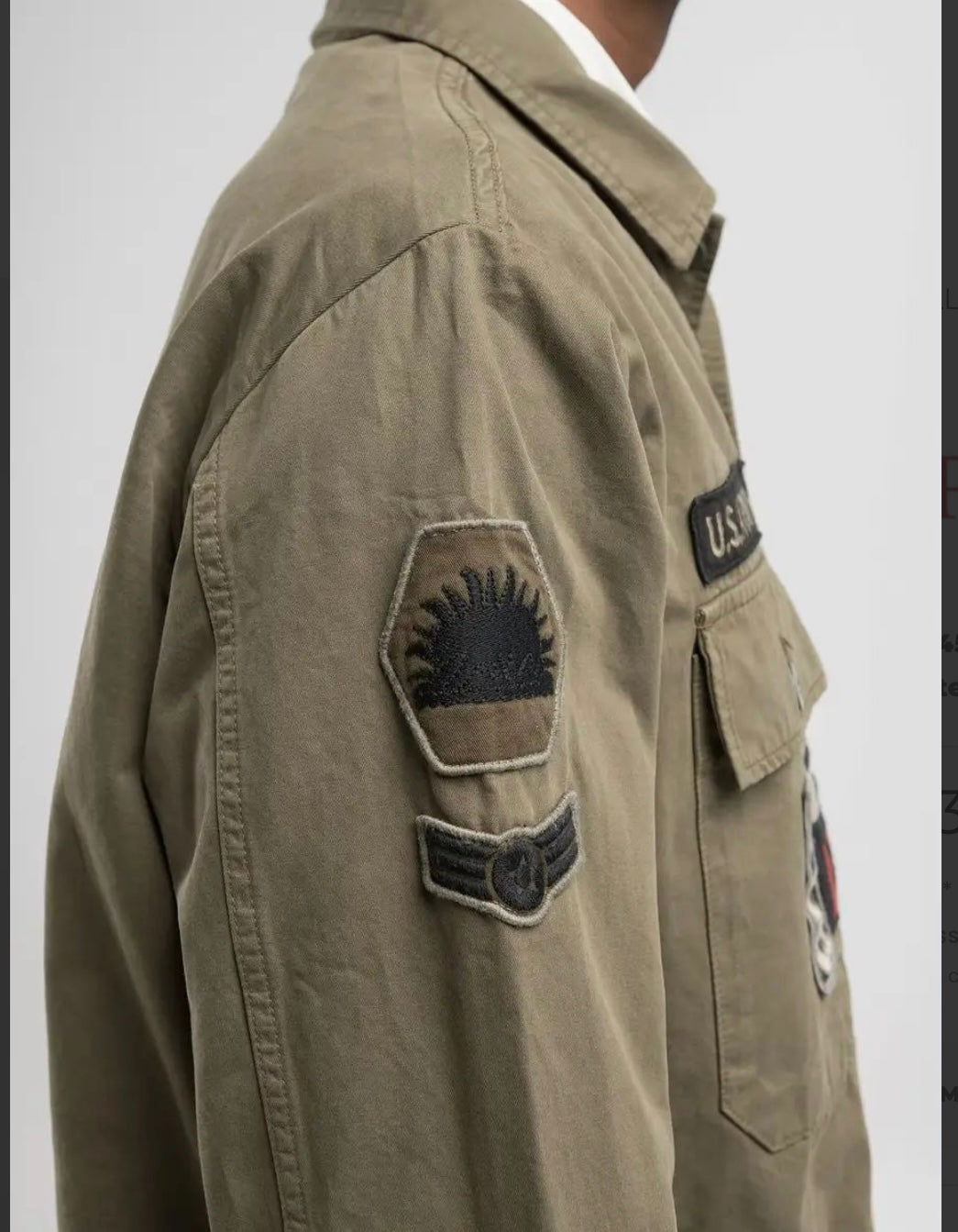 Replay Camicia - olive green militare