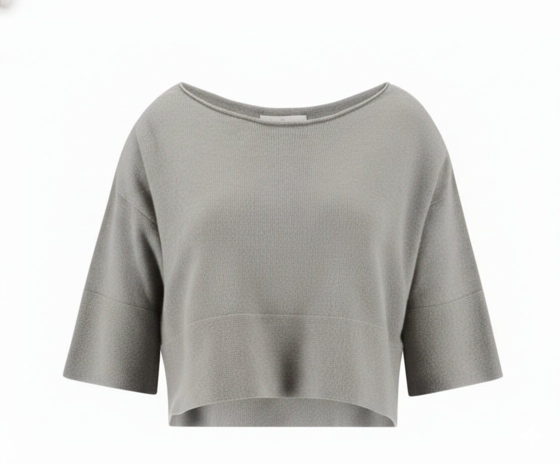 CROP TOP M. CORTA - Carta Libera