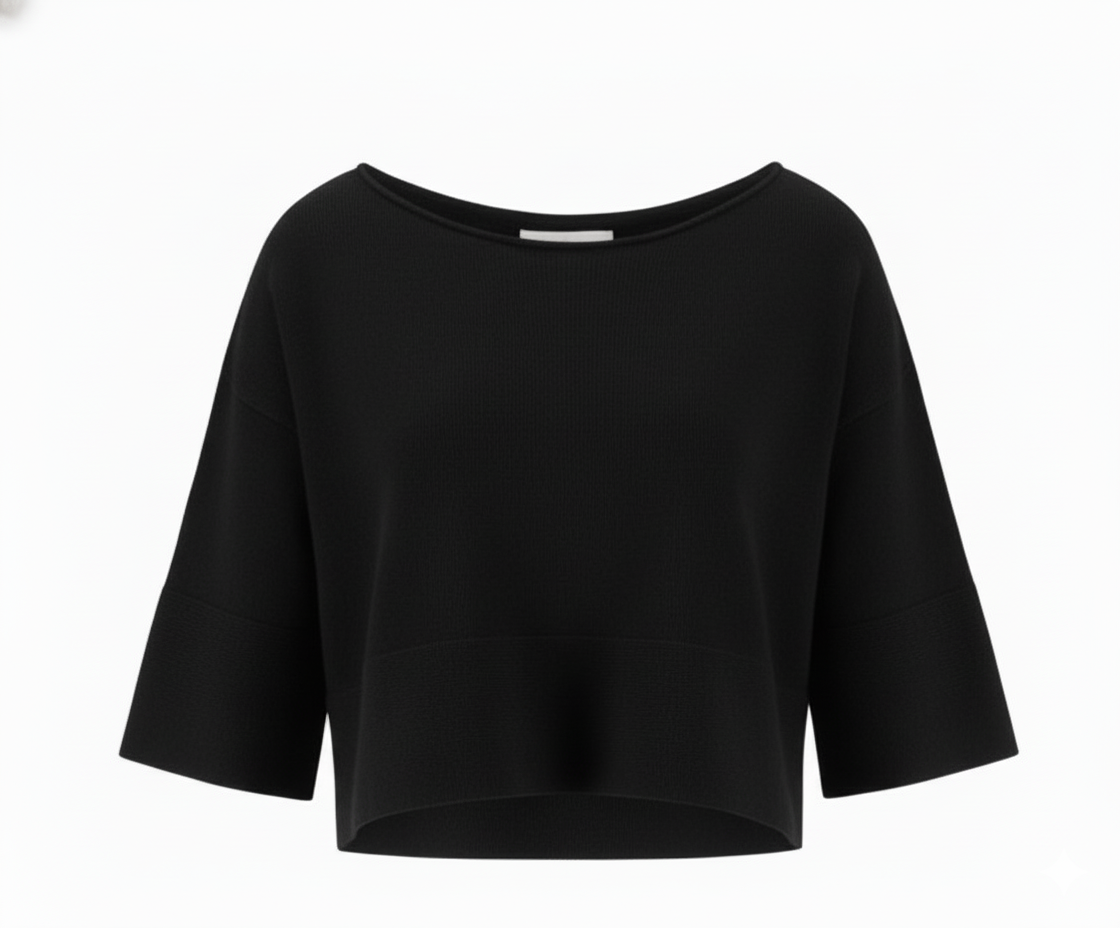 CROP TOP M. CORTA - Carta Libera