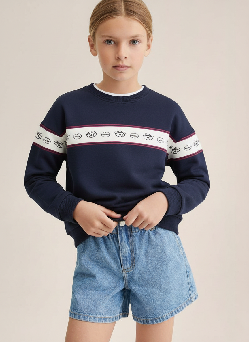 ONLY Kids - Felpa cotone EYE