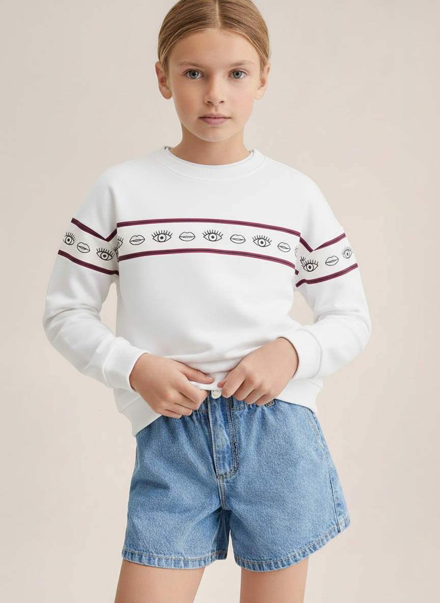 ONLY Kids - Felpa cotone EYE