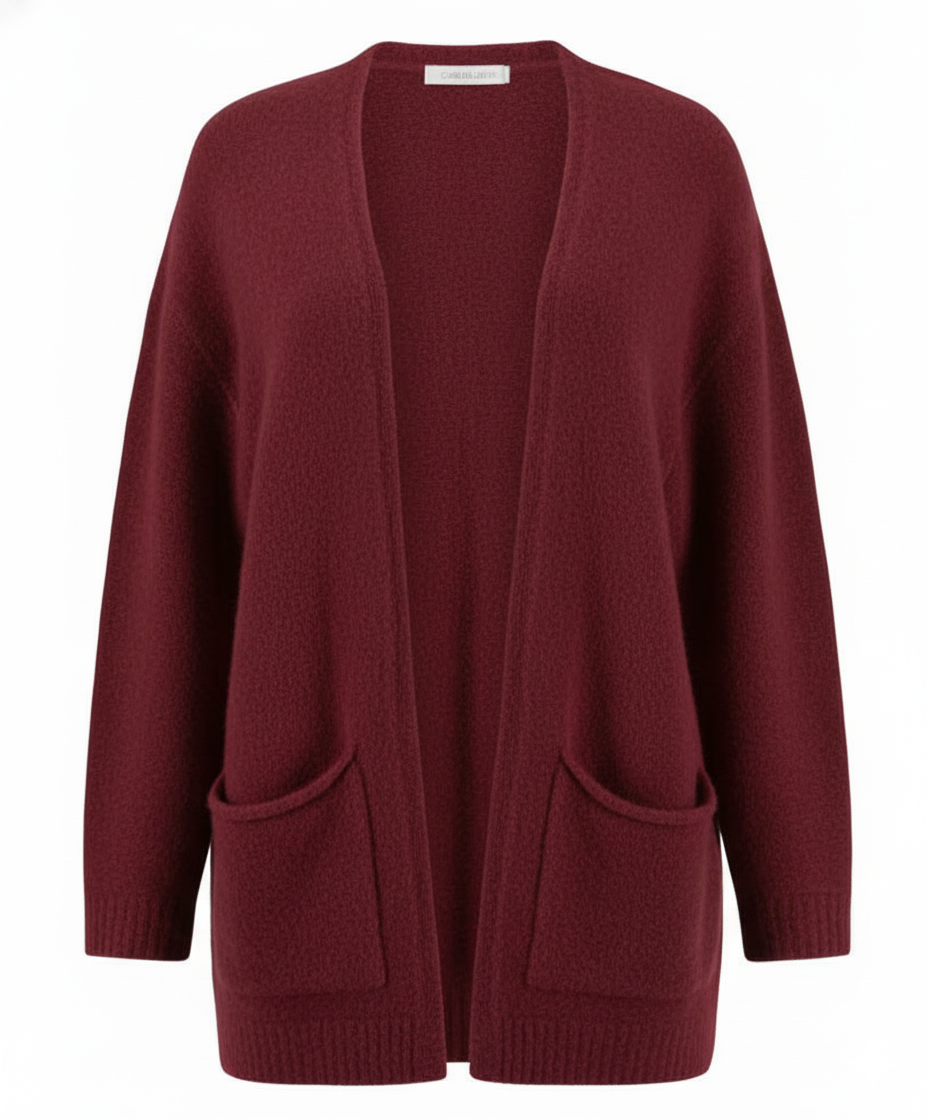 Cardigan con tasche - Carta Libera