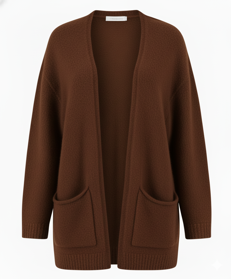 Cardigan con tasche - Carta Libera