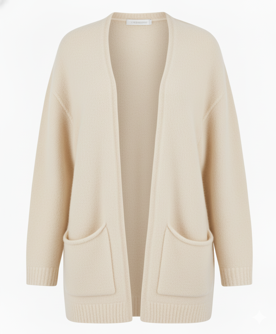 Cardigan con tasche - Carta Libera