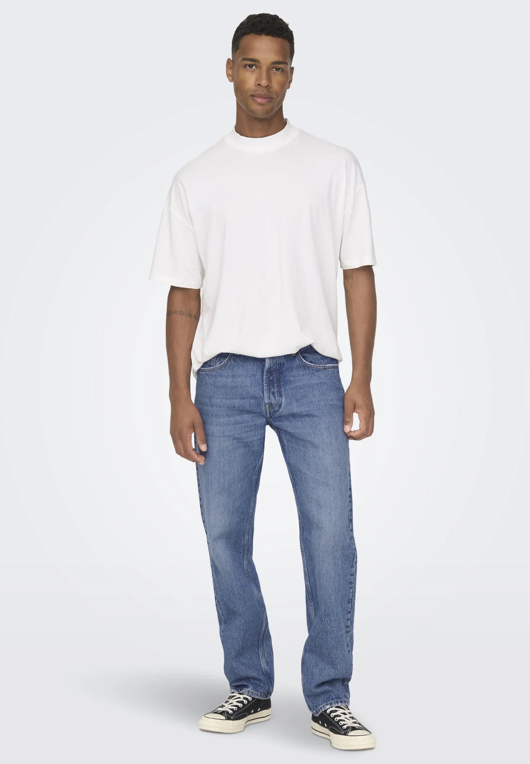 ONSEDGE LOOSE MID - Jeans loose fit - medium blue denim