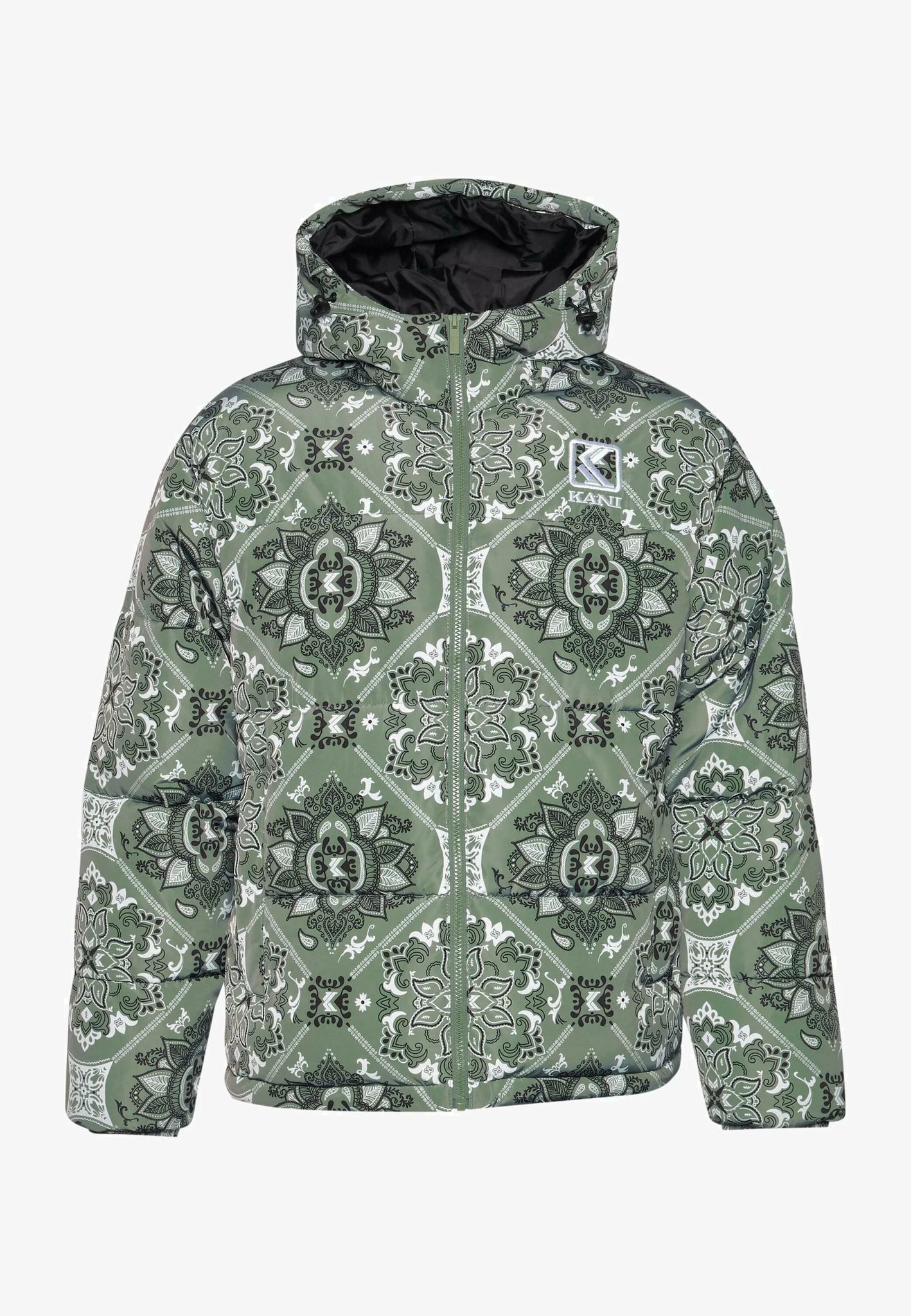 OG PAISLEY PUFFER - Giacca invernale - dusty green
