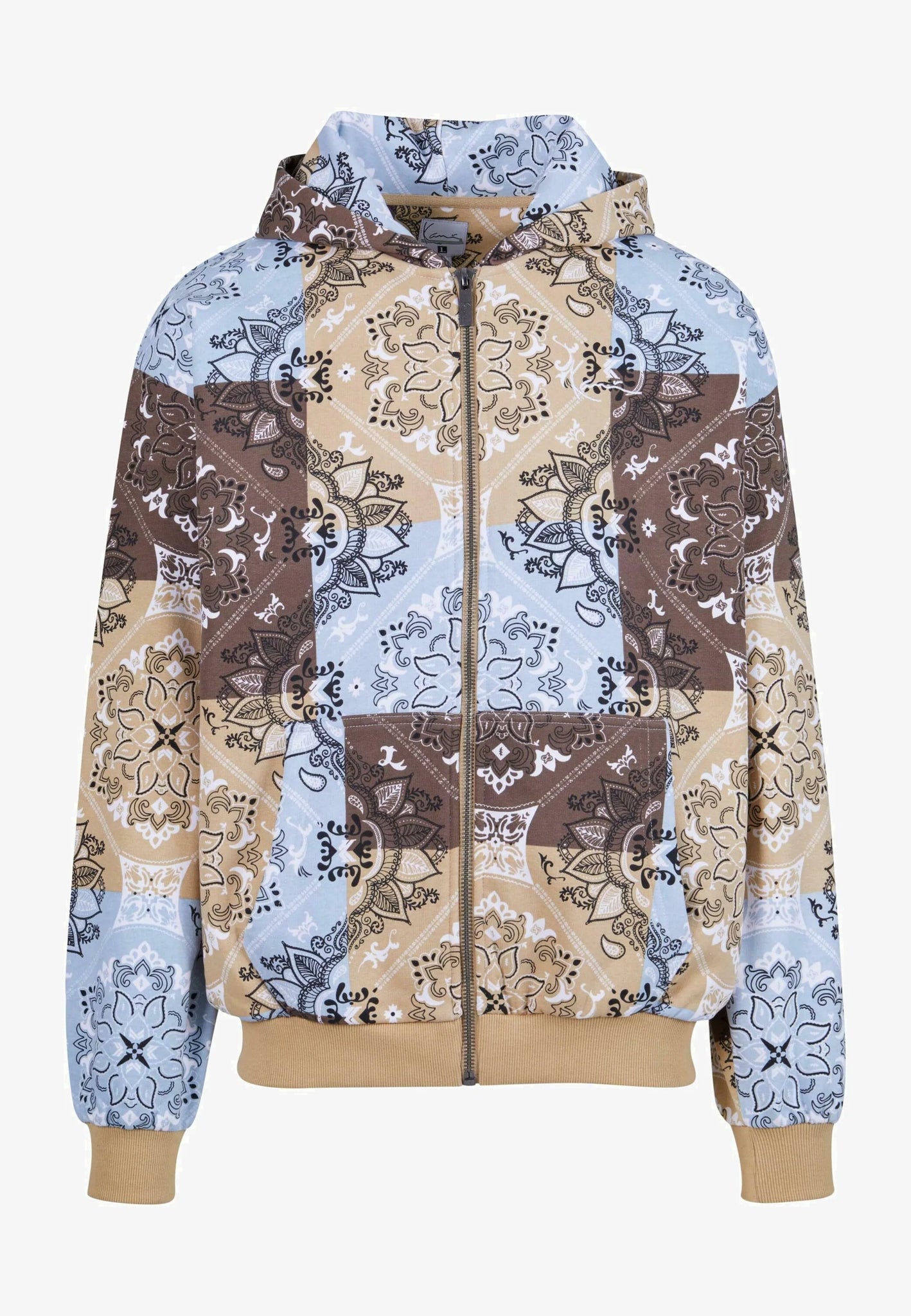 CHEST SIGNATURE OS PAISLEY FULL ZIP - Zip-up sweatshirt - sand multicolor