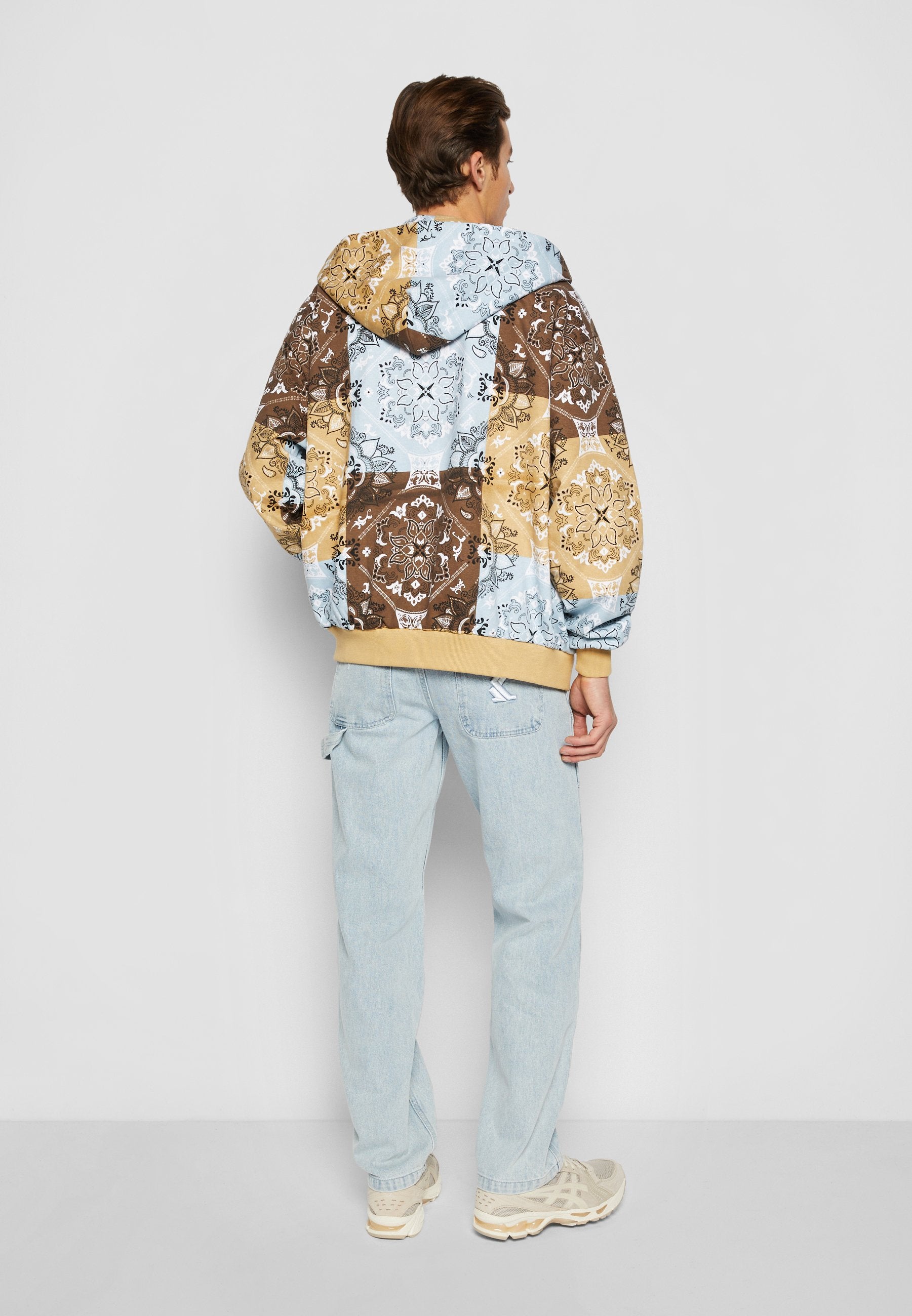 CHEST SIGNATURE OS PAISLEY FULL ZIP - Zip-up sweatshirt - sand multicolor