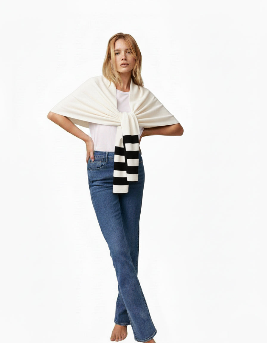 Sciarpone in lana - Carta Libera